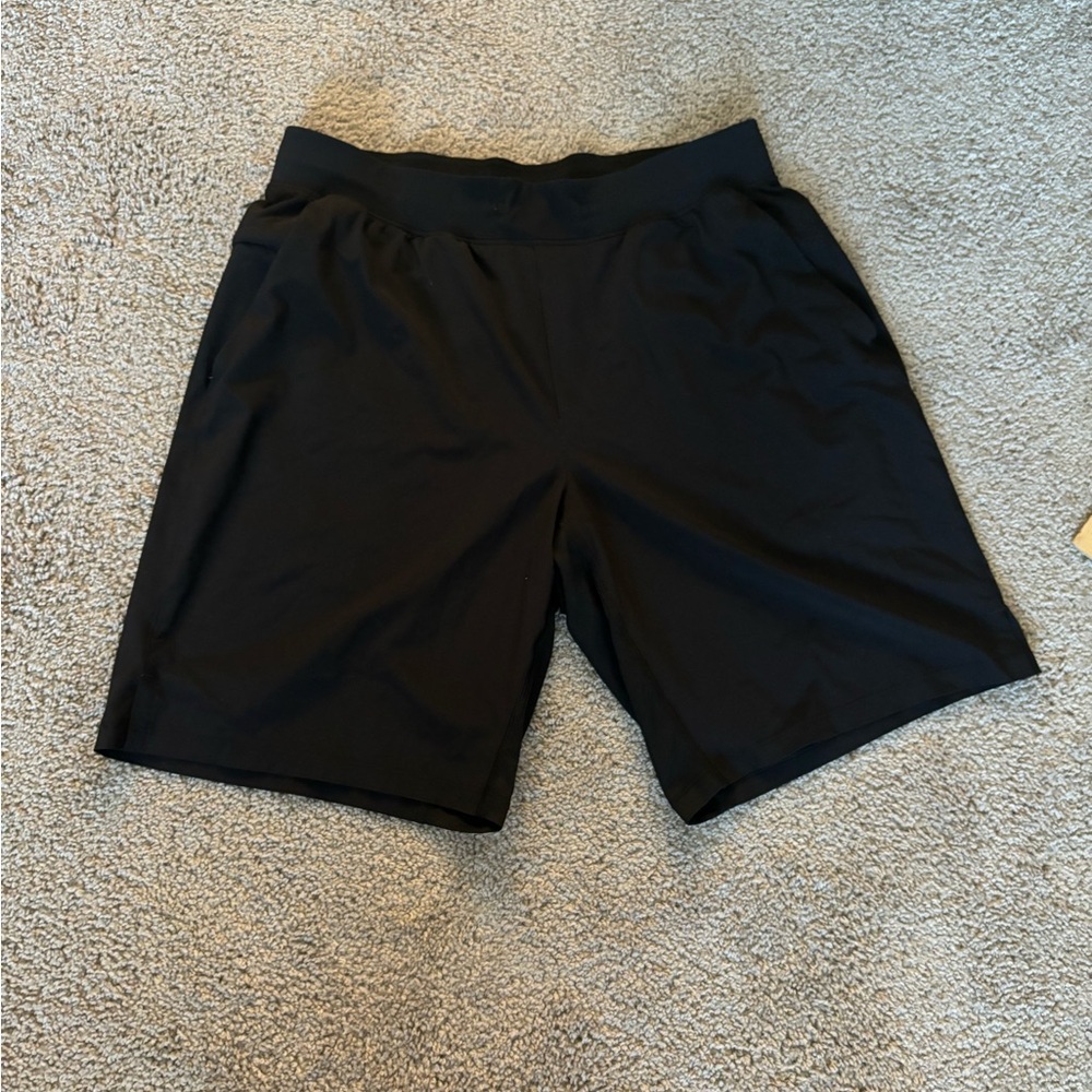 Mens lululemon T.H.E shorts 9” linerless black